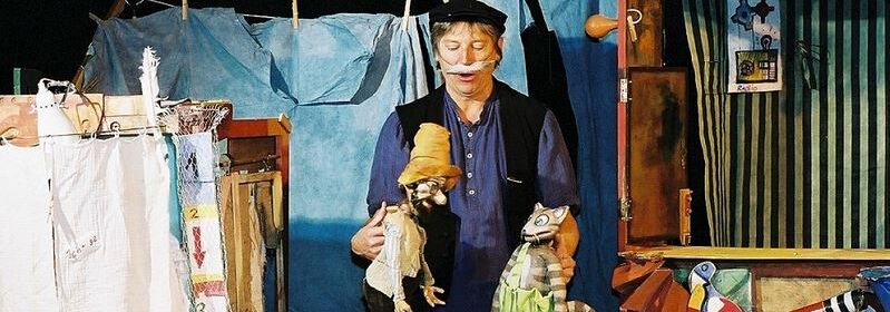 Szenenbild mit Pettersson und Findus