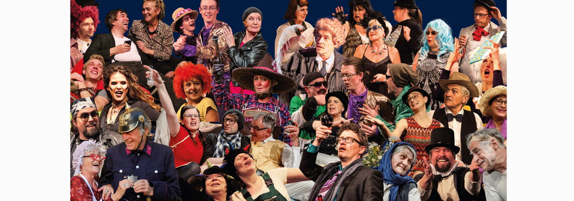 Collage der Inszenierungen der letzten 50 Jahre